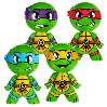 Ninja Turtle Inflates - 24''        $24.00